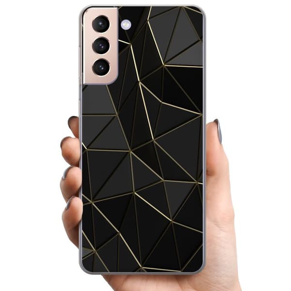 Samsung Galaxy S21 TPU Matkapuhelimen kuori Keskiyö
