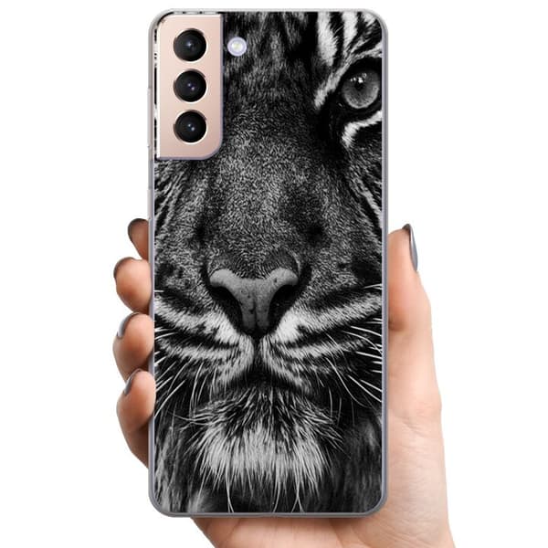 Samsung Galaxy S21 TPU Mobilskal Tiger
