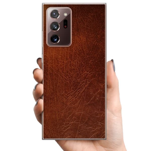 Samsung Galaxy Note20 Ultra TPU Mobilcover Læder