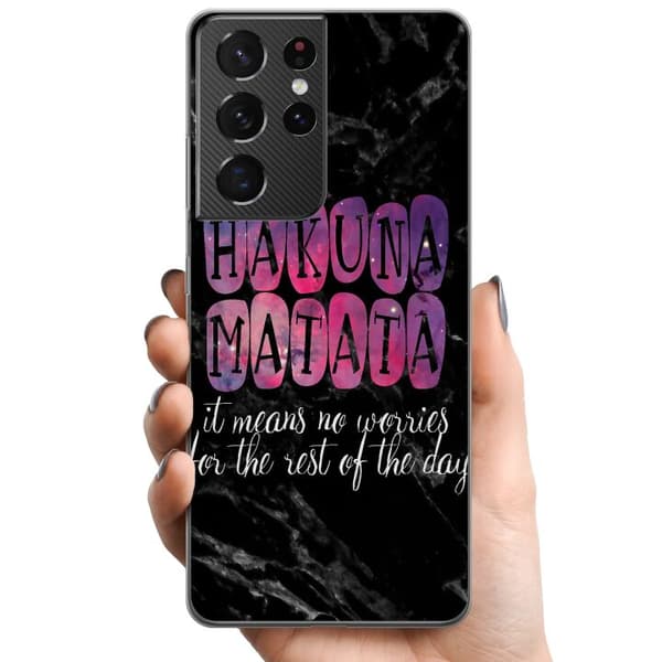 Samsung Galaxy S21 Ultra 5G TPU Mobilskal Hakuna Matata