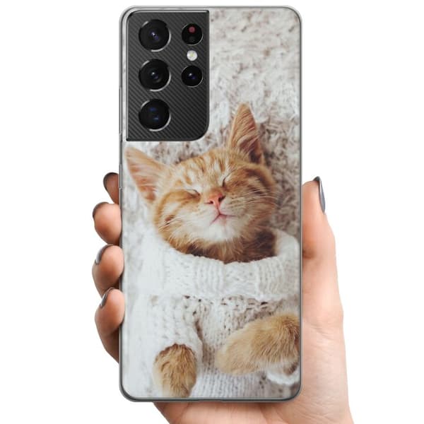 Samsung Galaxy S21 Ultra 5G TPU Mobilcover Kat