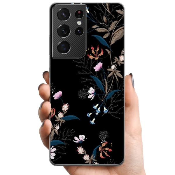 Samsung Galaxy S21 Ultra 5G TPU Mobildeksel Blomster
