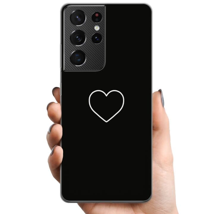 Samsung Galaxy S21 Ultra 5G TPU Mobilskal Hjärta