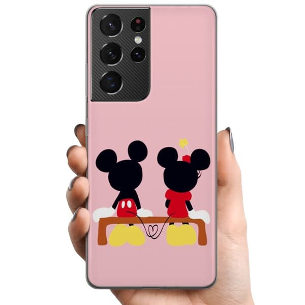 Samsung Galaxy S21 Ultra 5G TPU Matkapuhelimen kuori Onnellinen