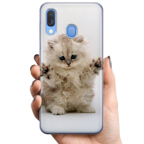 Samsung Galaxy A40 TPU Mobilcover Kat