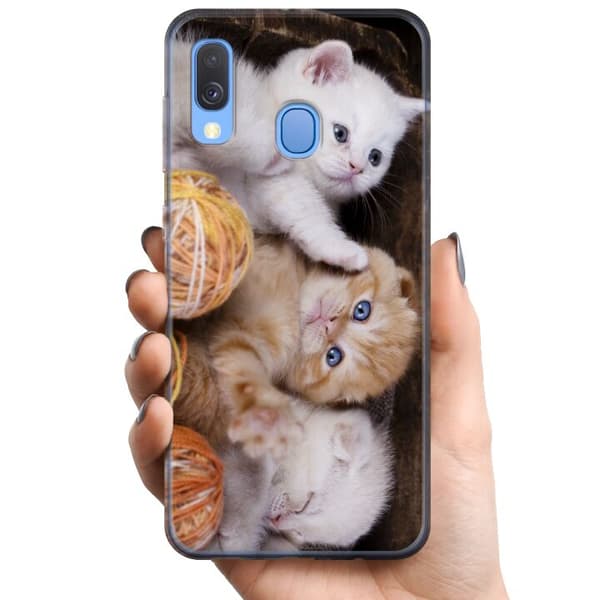 Samsung Galaxy A40 TPU Mobilskal Katter