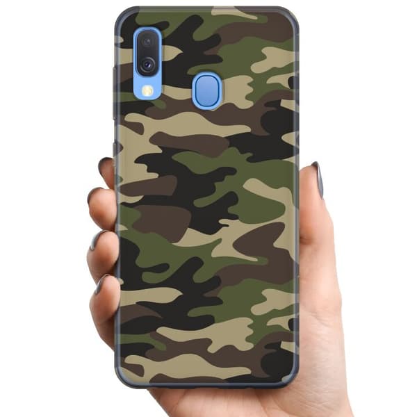 Samsung Galaxy A40 TPU Mobildeksel Militær