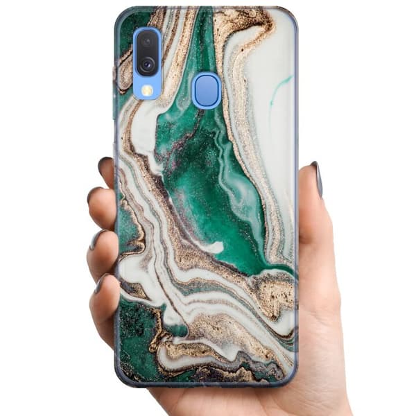 Samsung Galaxy A40 TPU Matkapuhelimen kuori Vihreä