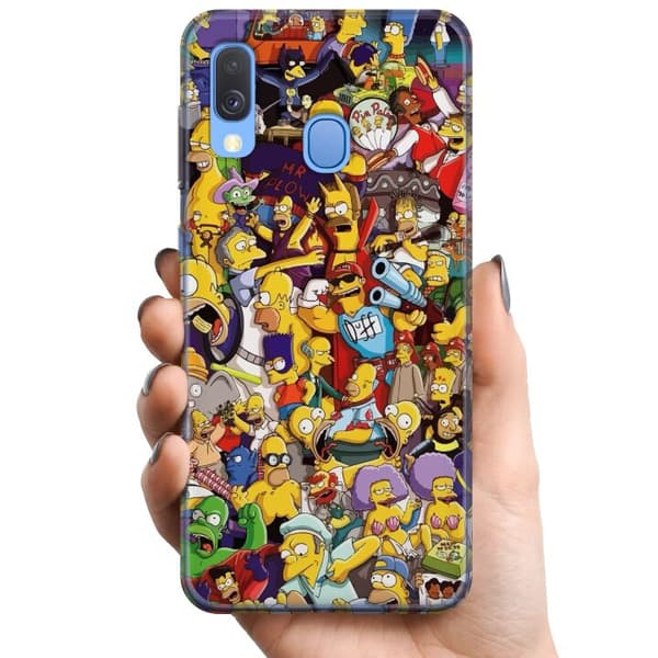 Samsung Galaxy A40 TPU Mobilskal Simpsons