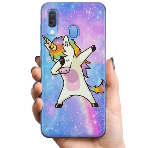 Samsung Galaxy A40 TPU Mobildeksel Enhorn