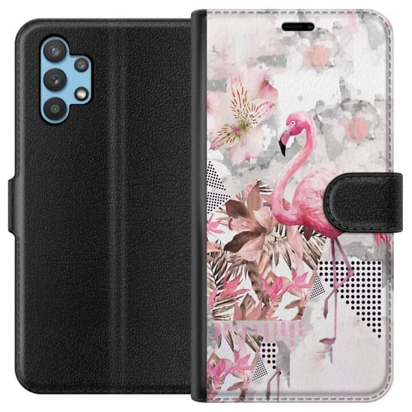 Samsung Galaxy A32 5G Tegnebogsetui Flamingo
