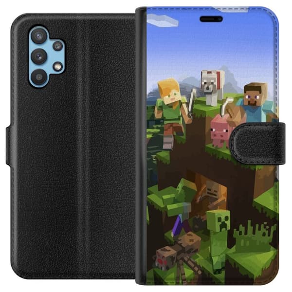 Samsung Galaxy A32 5G Lommeboketui MineCraft