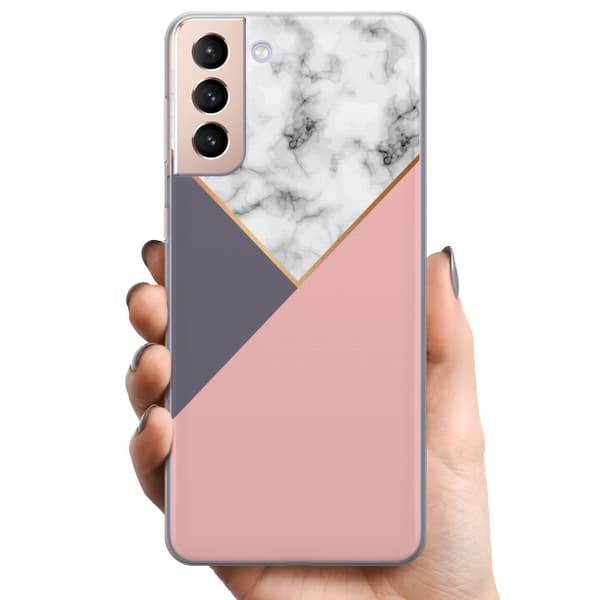 Samsung Galaxy S21+ 5G TPU Matkapuhelimen kuori Marmori Leikkaus