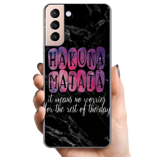 Samsung Galaxy S21+ 5G TPU Mobildeksel Hakuna Matata