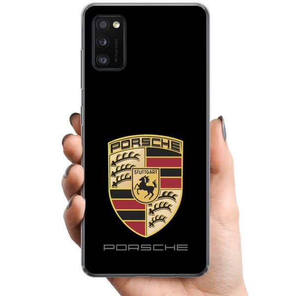 Samsung Galaxy A41 TPU Matkapuhelimen kuori Porsche
