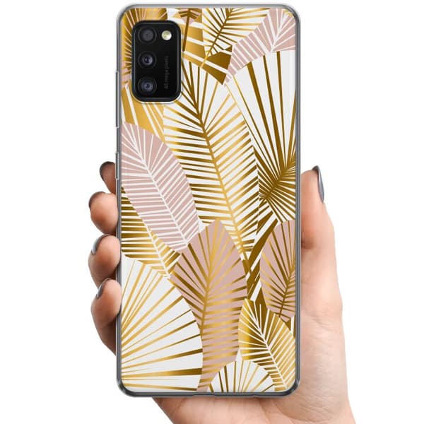 Samsung Galaxy A41 TPU Matkapuhelimen kuori Kulta