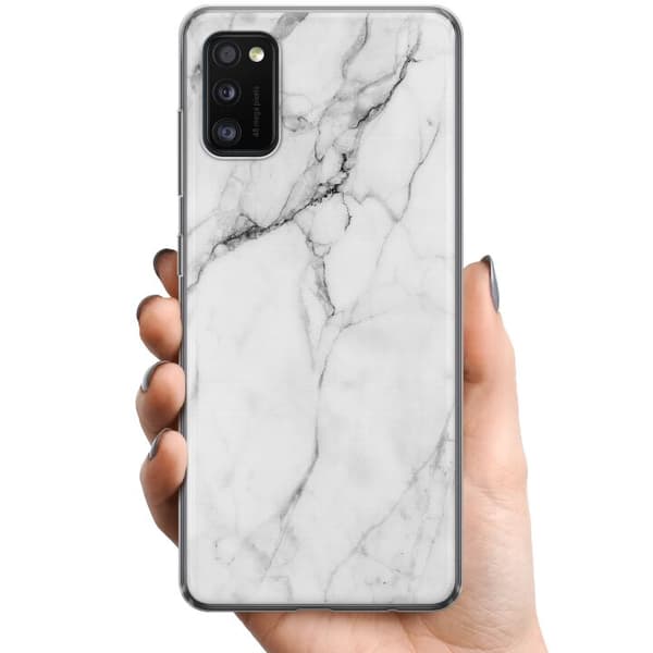 Samsung Galaxy A41 TPU Matkapuhelimen kuori Marmori