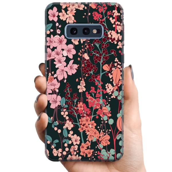 Samsung Galaxy S10e TPU Mobildeksel Blomster