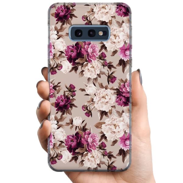 Samsung Galaxy S10e TPU Matkapuhelimen kuori Kukat