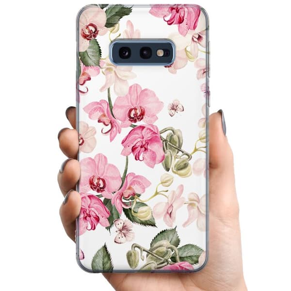 Samsung Galaxy S10e TPU Matkapuhelimen kuori Kukat
