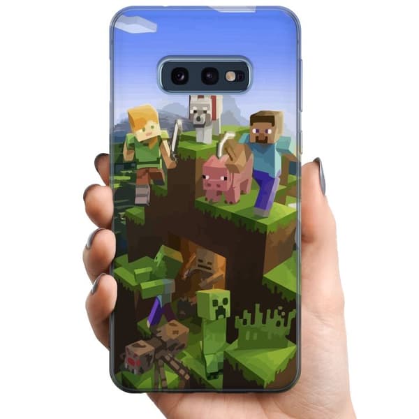 Samsung Galaxy S10e TPU Mobilcover MineCraft