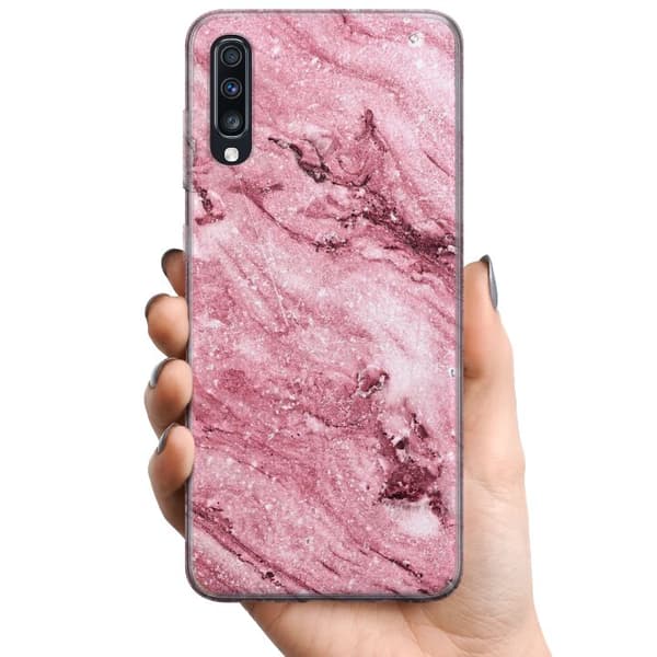 Samsung Galaxy A70 TPU Mobilcover rosa