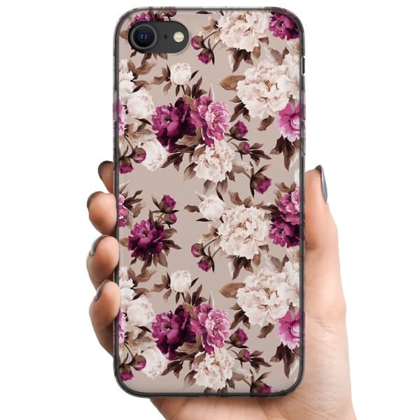 Apple iPhone SE (2020) TPU Mobildeksel Blomster