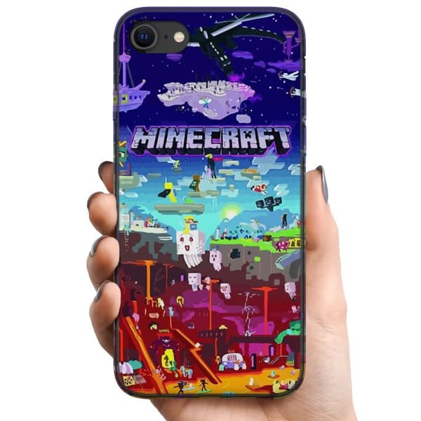 Apple iPhone SE (2020) TPU Matkapuhelimen kuori MineCraft