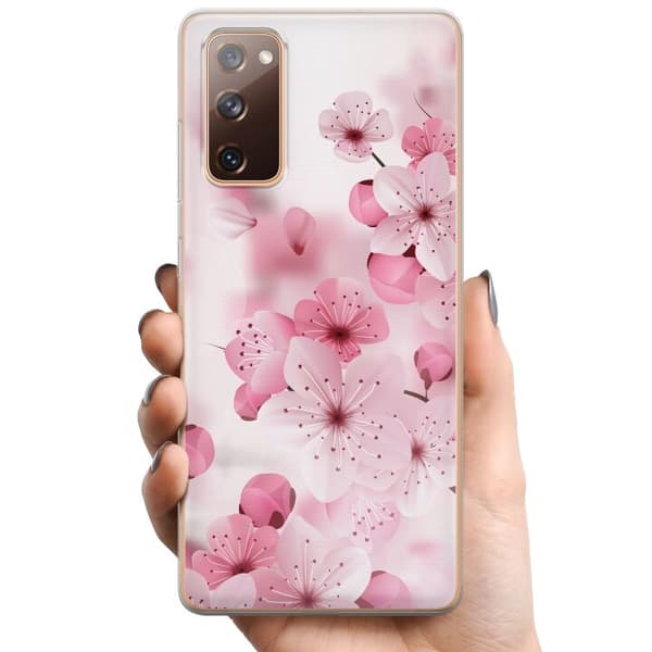 Samsung Galaxy S20 FE TPU Mobildeksel Kirsebærblomst