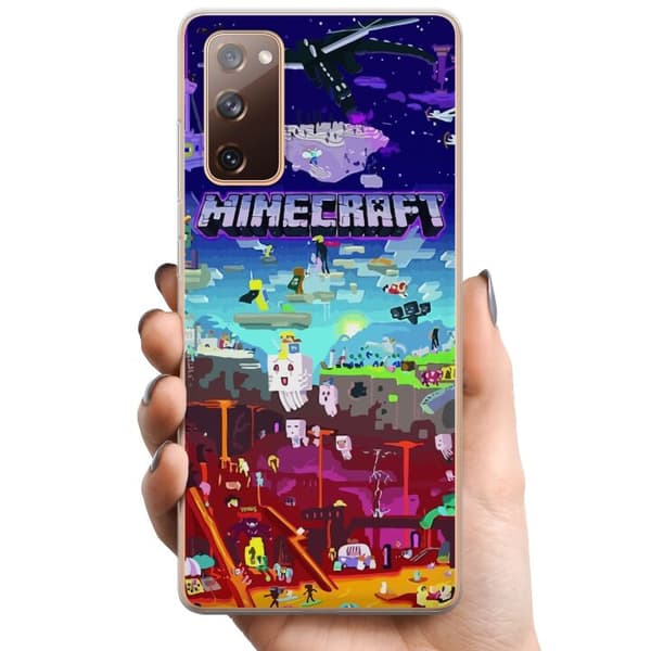 Samsung Galaxy S20 FE TPU Matkapuhelimen kuori MineCraft