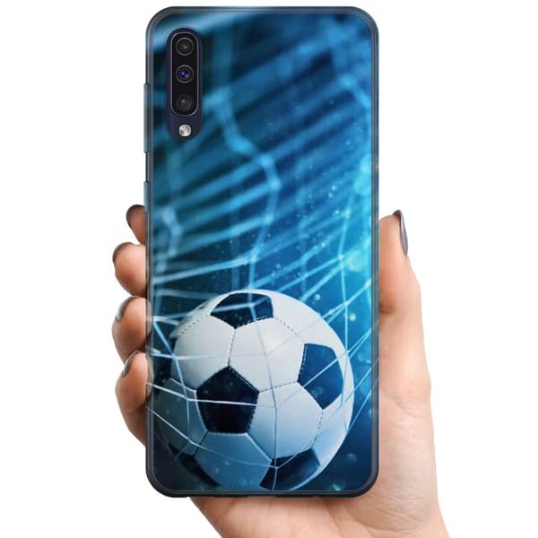 Samsung Galaxy A50 TPU Mobilcover Fodbold