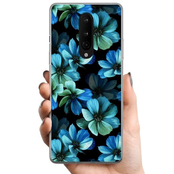 OnePlus 8 TPU Mobilcover Blomster