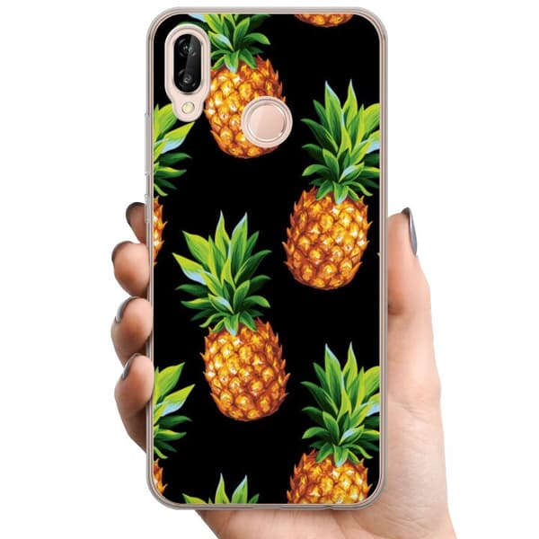 Huawei P20 lite TPU Mobilcover Ananas