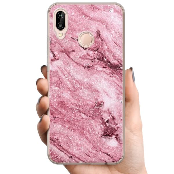 Huawei P20 lite TPU Matkapuhelimen kuori pinkki