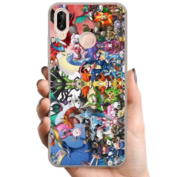 Huawei P20 lite TPU Mobildeksel Pokemon