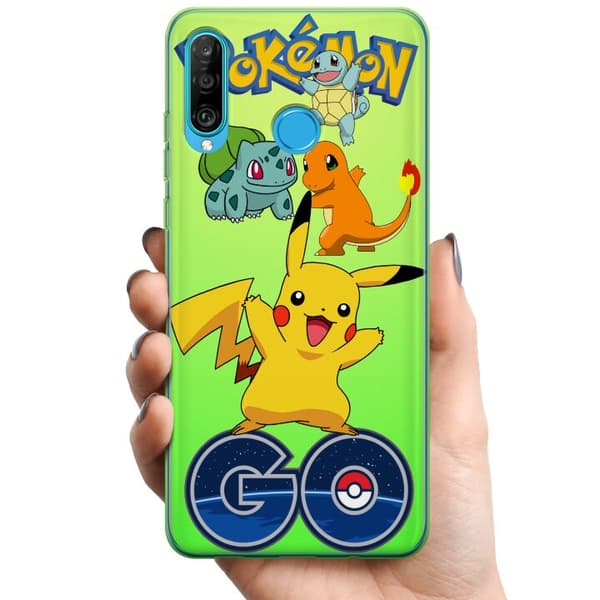 Huawei P30 lite TPU Mobildeksel Pokemon