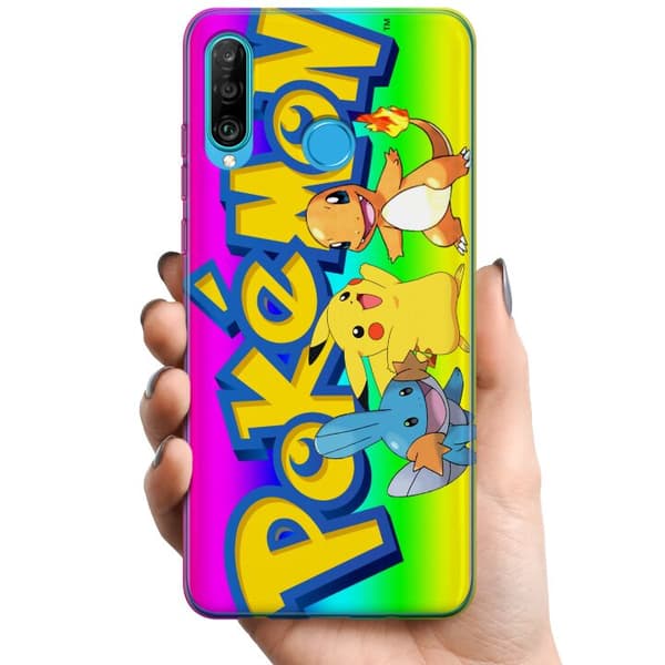 Huawei P30 lite TPU Mobildeksel Pokemon
