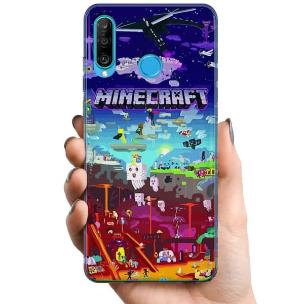 Huawei P30 lite TPU Mobilcover MineCraft