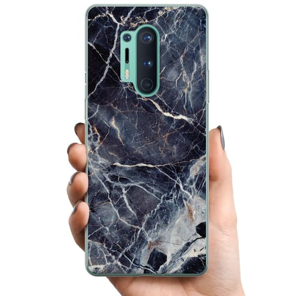 OnePlus 8 Pro TPU Mobildeksel Marmorert