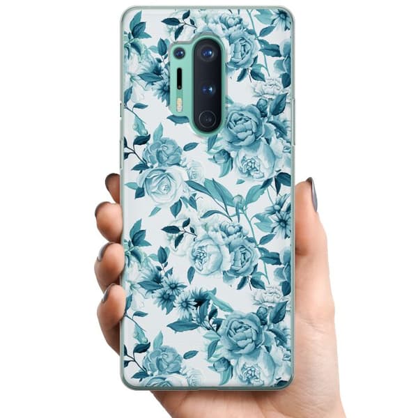 OnePlus 8 Pro TPU Mobildeksel Blomster