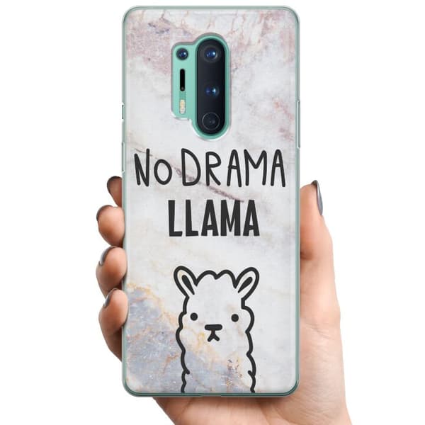 OnePlus 8 Pro TPU Matkapuhelimen kuori Llama Marmori