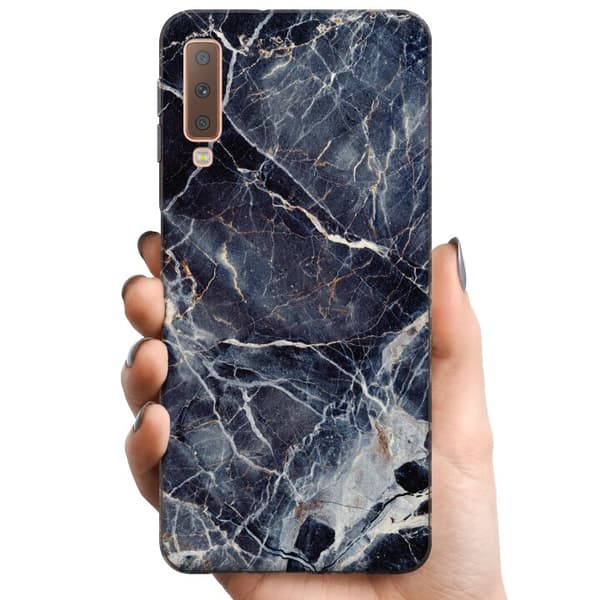 Samsung Galaxy A7 (2018) TPU Matkapuhelimen kuori Marmoroitu
