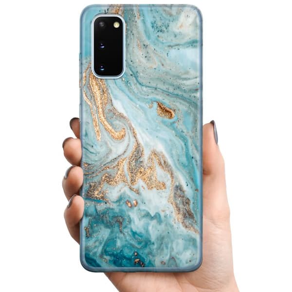 Samsung Galaxy S20 TPU Mobildeksel Magisk Marmor