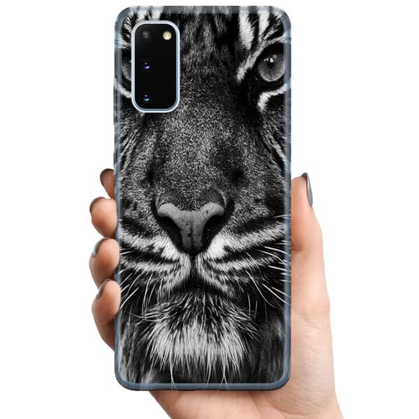 Samsung Galaxy S20 TPU Mobildeksel Tiger