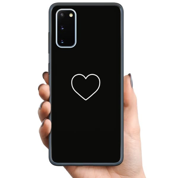 Samsung Galaxy S20 TPU Mobilcover Hjerte