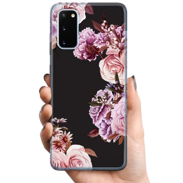 Samsung Galaxy S20 TPU Mobilcover Blomster