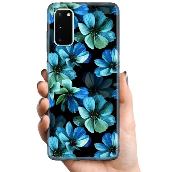 Samsung Galaxy S20 TPU Mobilcover Blomster