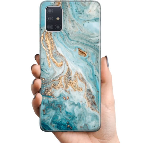 Samsung Galaxy A51 TPU Mobildeksel Magisk Marmor