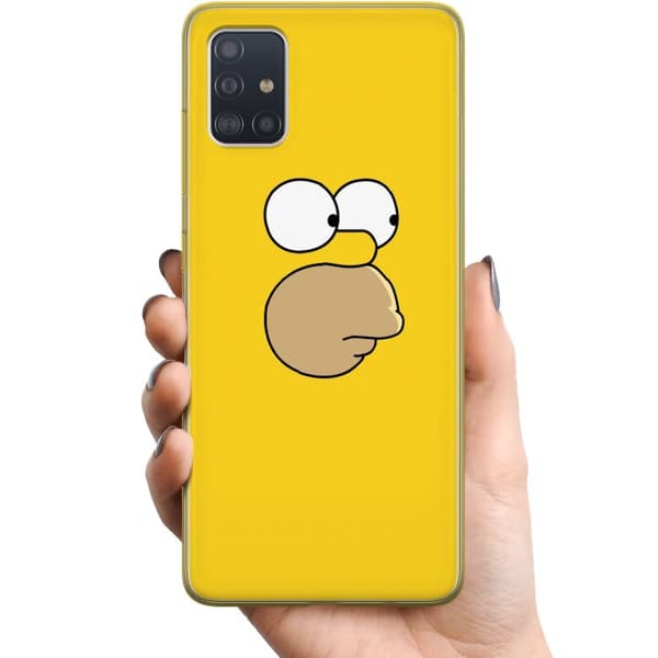 Samsung Galaxy A51 TPU Matkapuhelimen kuori Homer Simpson