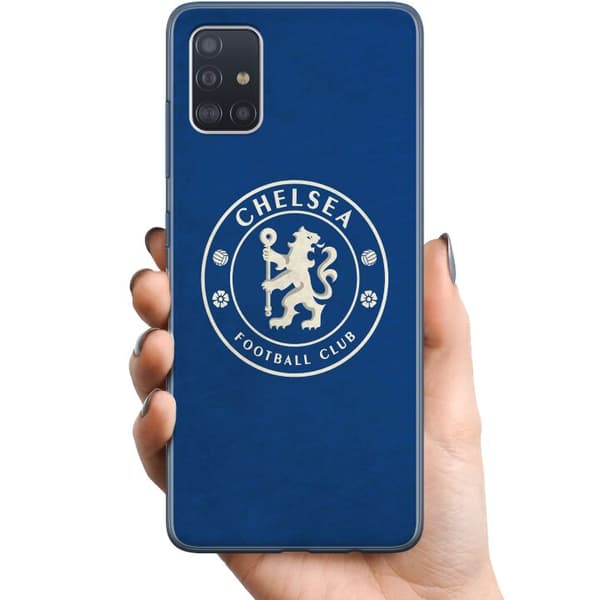 Samsung Galaxy A51 TPU Mobilcover Chelsea Fodboldklub